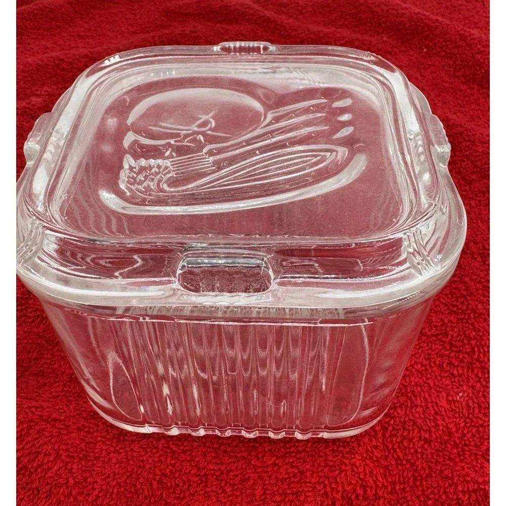 federal glass vintage ribbed